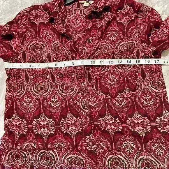 Miami Women’s Shirt Dress Sz Small with Pockets Bohemian Lightweight Vacation - Picture 7 of 10